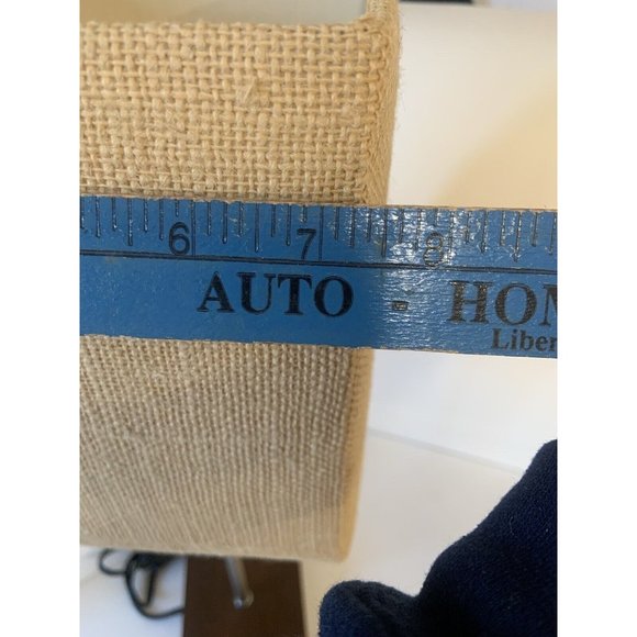 RARE MCM Square Shade Cube Table LAMP MID CENTURY MODERN LIGHT DECOR 60S - Picture 10 of 15